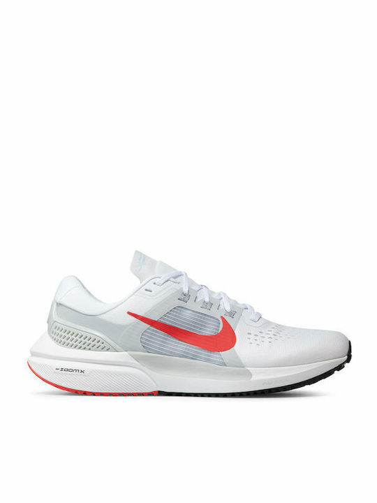 Nike Air Zoom Vomero 15 Ανδρικά Αθλητικά Παπούτσια Running White / Chile Red / Pure Platinum