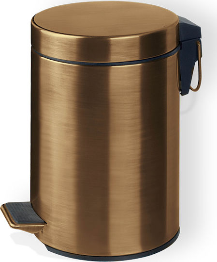 Performa Design Wish Μεταλλικό Καλαθάκι Μπάνιου 3lt Antique Brass Performa Design Wish Μεταλλικό Καλαθάκι Μπάνιου 3lt Antique Brass