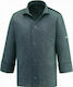 Egochef Mantel Koch Unisex Gray mit Langärmelig