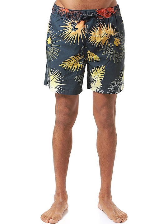 Billabong Men's Swimwear Shorts Navy Blue with Patterns