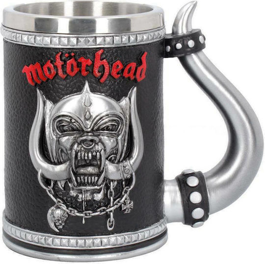 Nemesis Now Motorhead Tankard Warpig Pahar pentru bere din Plastic în Culoarea Negru 600ml