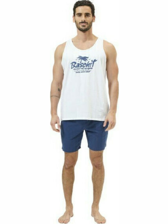 Basehit Tricou Alb