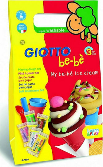 Giotto Πλαστελίνη - Παιχνίδι Παγωτό για 3+ Ετών, 14τμχ