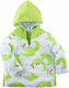 Zoocchini Kids Beach Poncho Green 39 x 105cm