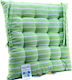 Chios Hellas Gartenstuhlkissen ΜΑ025 Striped Green 40x40cm.