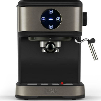 Black & Decker BXCO850E ES9200060B Mașină Espresso Automată 850W Presiune 20bar Neagră