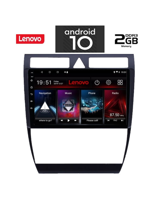 Lenovo Sistem Audio Auto pentru Citroen C5 Audi A6 1998-2005 (Bluetooth/USB/AUX/WiFi/GPS/Partitură) cu Ecran Tactil 9" IQ-AN X6706_GPS