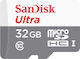 Sandisk Ultra microSDHC 32GB Klasse 10 A1 UHS-I mit Adapter