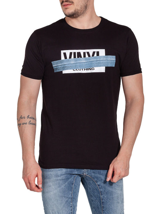 Vinyl Art Clothing 41250 T-shirt Μαύρο