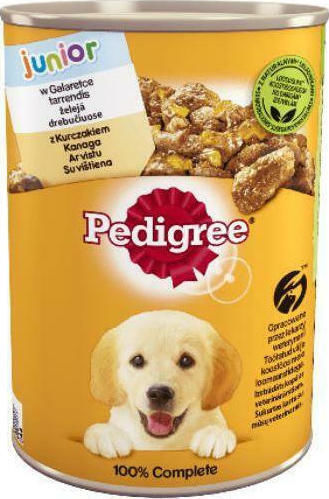 Pedigree Υγρή Τροφή για Κουτάβια σε Κονσέρβα με Καρότο και Κοτόπουλο 400gr