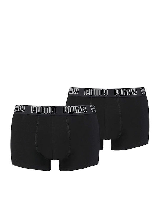 PUMA Basic Ανδρικά Μποξεράκια Μαύρα 2Pack