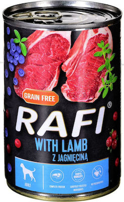 Dolina Noteci Rafi Canned Grain Free Wet Dog Food with Lamb 1 x 400gr