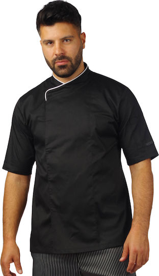 Ayo Haina Bucătar Unisex Negru cu Mâneci scurte Dennis