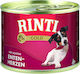 Rinti Gold Adult Wet Food Dogs in Cans with Duck Grain-Free 185gr