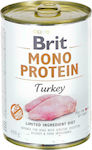 Brit Mono Protein Υγρή Τροφή Σκύλου με Γαλοπούλα σε Κονσέρβα 400γρ.