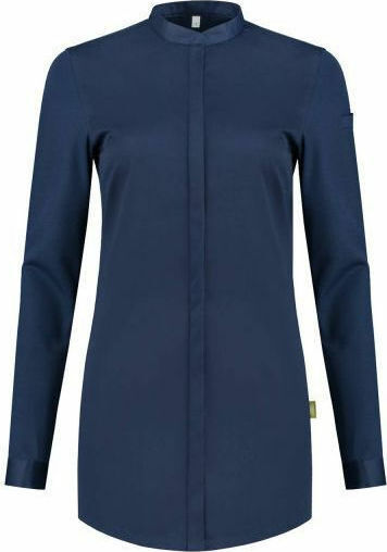 Le Nouveau Chef Coat Chef Female Blue with Long Sleeve Jolie