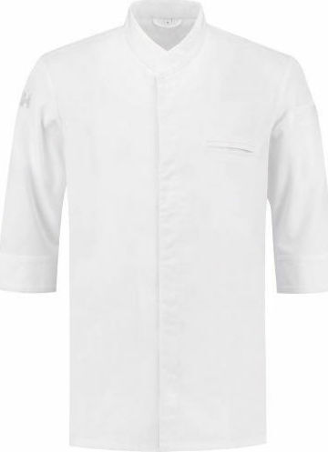 Le Nouveau Chef Coat Chef White with 3/4 Sleeve Fabian
