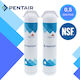 Pentair Under Sink Water Filter Replacement made of Activated Carbon F1B1-RC F2B2-RC 0.5 μm 2pcs