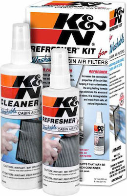 K&N Liquid Cleaning for Interior Plastics - Dashboard Καθαριστικό Φίλτρο Καμπίνας 355ml 99-6000