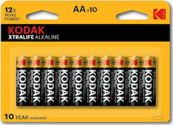 Kodak Xtralife Alkaline Batterien AA 1.5V 10Stück