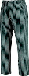 Egochef Kochhose mit Muster Gray mit Gummizug i...
