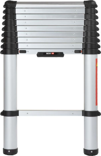 Telesteps Telescopic Ladder Aluminum 9 of Steps with Maximum Height 3m Eco Line 430494