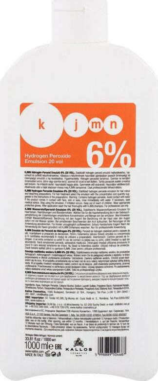 Kallos Kjmn Hydrogen Οξειδωτικό Γαλάκτωμα 6% 20Vol 1000ml | Skroutz.gr