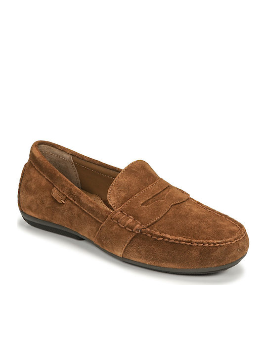 Ralph Lauren Reynold Men's Leather Moccasins Brown 803746595001