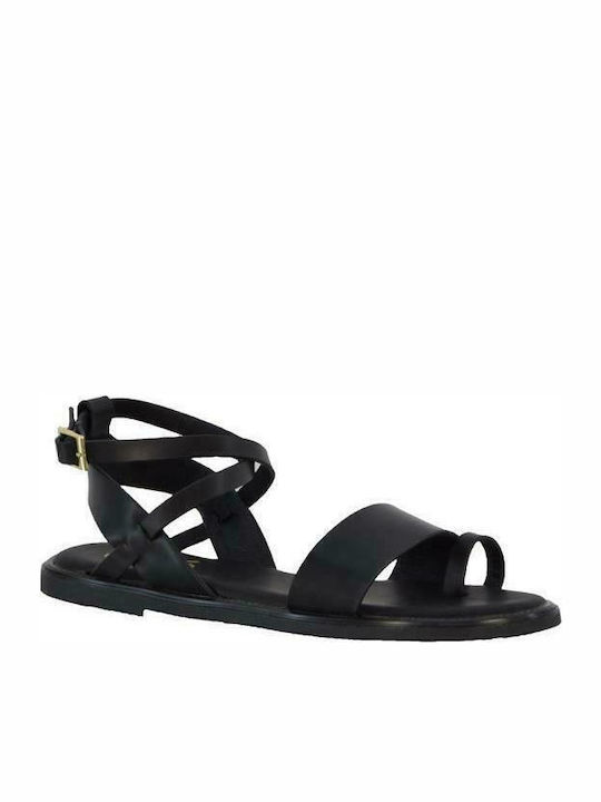 Exe Women's Flat Sandals In Black Colour M4700799100 107