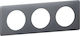 Legrand Celiane Switch Frame 3 Positions Horizontal Installation in Silver Color 066733
