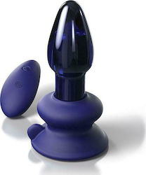 Pipedream Icicles Anal Plug with Wireless Functionality and Vibration Blue 15cm