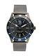 U.S. Polo Assn. Watch Battery with Gray Metal Bracelet