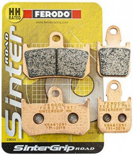 Ferodo Motorcycle Brake Pads Front Sintergrip Yamaha YZF-R1 Yamaha Vmax 1700 2008 for Yamaha MT-01 YZF-R1