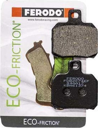 Ferodo Motorcycle Brake Pads Eco Friction Beverly Cruiser 500 07-12/ Beverly 500 02-06 for Aprilia RSV4 / Caponord Ducati Cruiser / Multistrada / Hypermotard Gilera Nexus Keeway Cruiser Piaggio X8 / X9 125 / Beverly 400 / Beverly 500