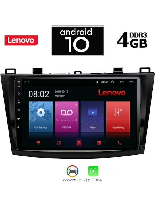 Lenovo Car-Audiosystem für Mazda 3 (Bluetooth/USB/AUX/WiFi/GPS/Android-Auto) mit Touchscreen 9" LENOVO SSX9833_GPS