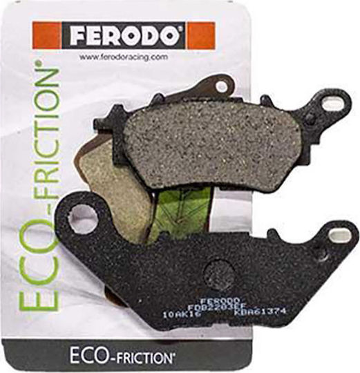 Ferodo Motorcycle Brake Pads Rear Eco Friction Yamaha X-Max 300 for Yamaha X-MAX 125 / X-MAX 300 / MT-03