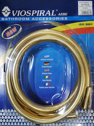 Viospiral Plastic Shower Hose Gold 150cm (1/2")