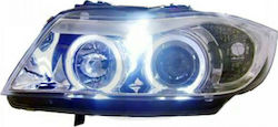 Diederichs Front Lights Angel Eyes for BMW Series 3 / E90 / E91 Chrome 04/05>08/08 2pcs