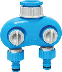 Aquacraft Premium 550259 550259 Διανομέας Ποτίσματος 2 Θέσεων με Διακόπτη Γαλάζιο Aquacraft Premium 550259 550259 Διανομέας Ποτίσματος 2 Θέσεων με Διακόπτη Γαλάζιο