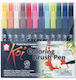 Sakura Koi Brush Design Markers 12mm Multicolour 12pcs