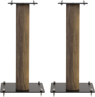 NorStone Floor Standing Speaker Stands Stylum 1 (Pair) Brown Oak