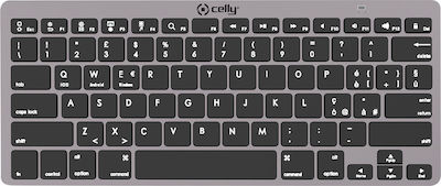 Celly Keyboardbt Fără fir Bluetooth Doar tastatura pentru Tabletă Engleză UK Argint