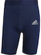 adidas Techfit Ανδρικό Αθλητικό Κολάν Κοντό Μπλε