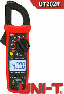 Uni-T Clamp Meter Digital 400A AC True RMS with Test Leads UT202R