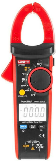 Uni-T Αμπεροτσιμπίδα Ψηφιακή 600A AC UT216B True RMS