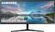Samsung S34J550WQR Ultrawide VA Gaming Monitor 34" QHD 3440x1440 με Χρόνο Απόκρισης 4ms GTG