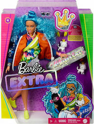 Barbie Κούκλα Extra Blue Curly Hair για 3+ Ετών