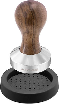 Navaris Tamper with Flat Surface 58mm in Brown Color