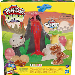 Hasbro Slime Play-Doh Dino Lava Bones Island για Παιδιά 4+ Ετών