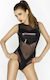 Passion Clover Body Sexy Κορμάκι με Διαφάνεια Μαύρο